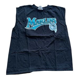 Florida Marlins 2004 Softhand Muscle Tank Top Black Size: XL